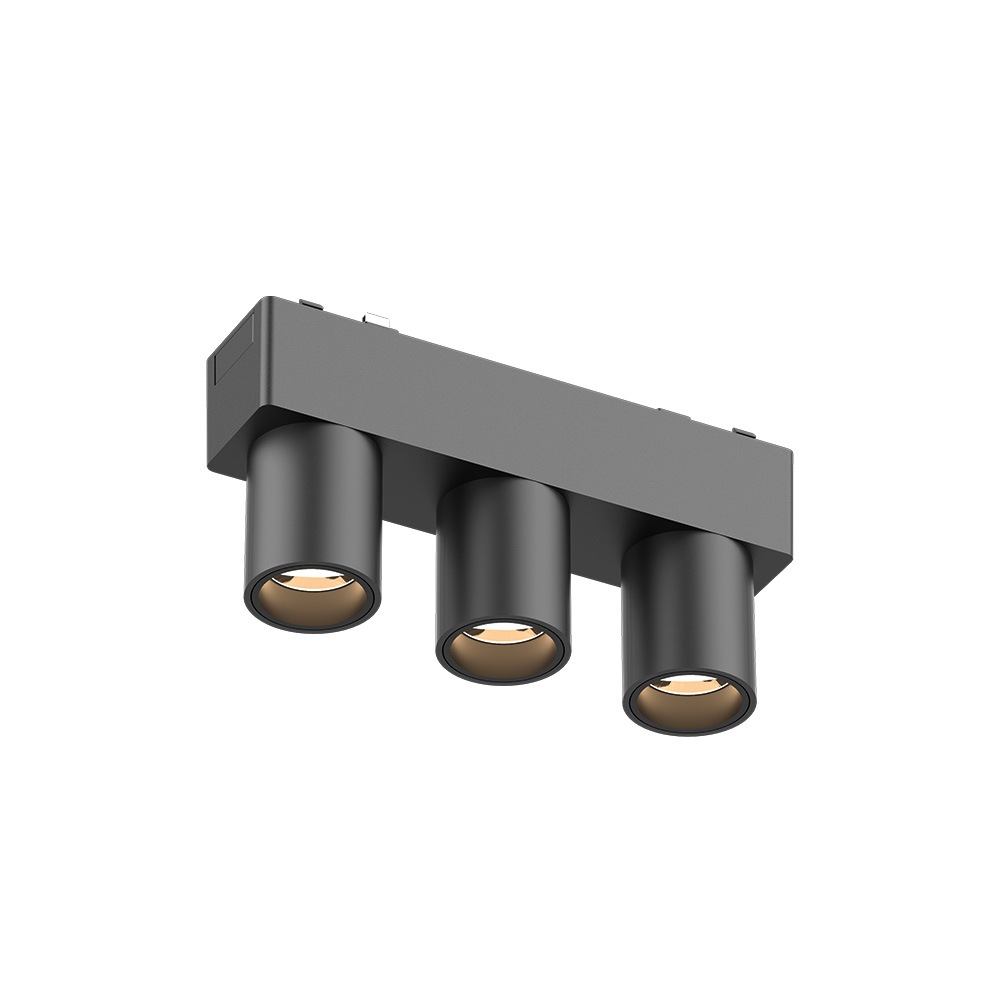 InLight Φωτιστικό LED 5W 3CCT για Ultra-Thin μαγνητική ράγα σε μαύρη απόχρωση (by tuya and zigbee) D:12,2cmX5,5cm (T05005-BL)