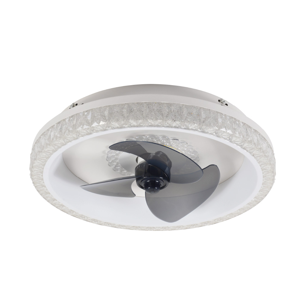 InLight Πλαφονιέρα οροφής LED 110W 3CCT (by switch on base) από λευκό μέταλλο και ακρυλικό D:60cm (42035-B-White)